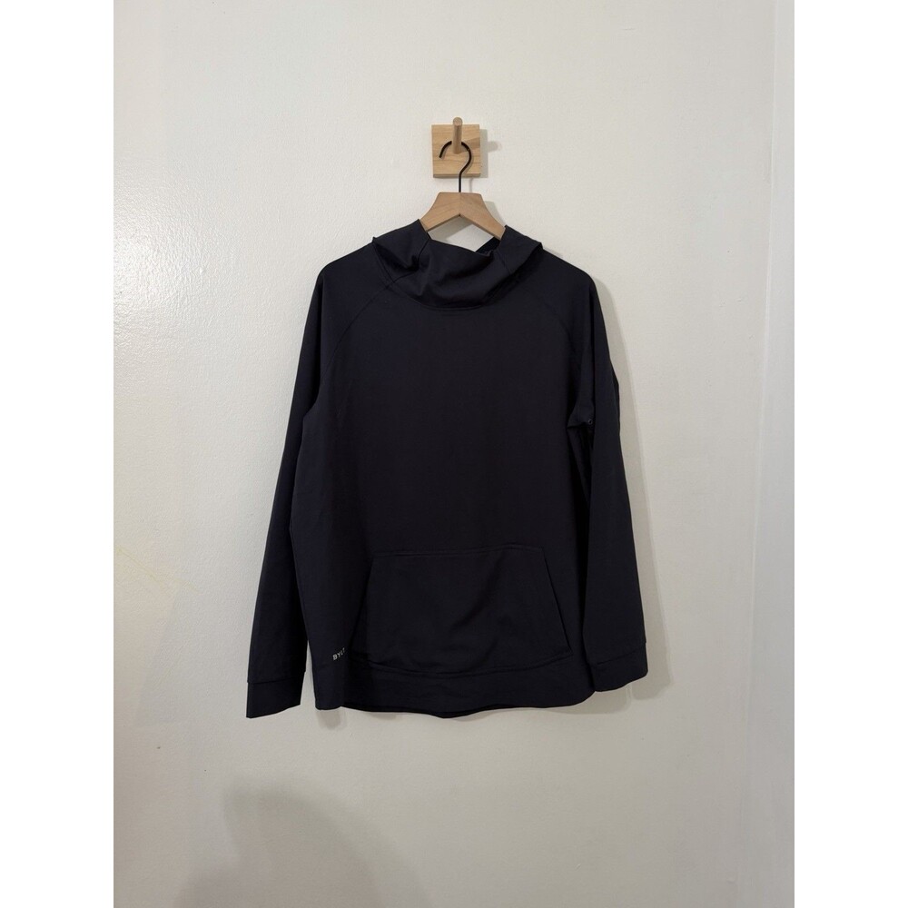 BYLT Premium Basics Men’s Pullover Hoodie Navy Blue Viscose Blend Large Casual